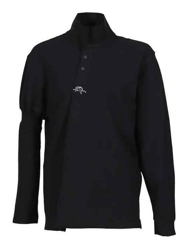 Wrapped Long Sleeve Polo Shirt