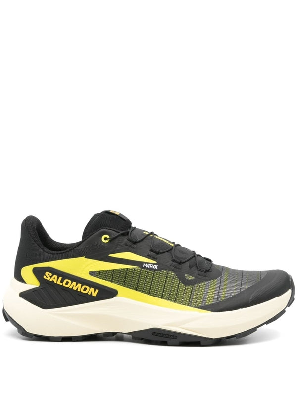 Salomon Yellow Low Top Sneakers