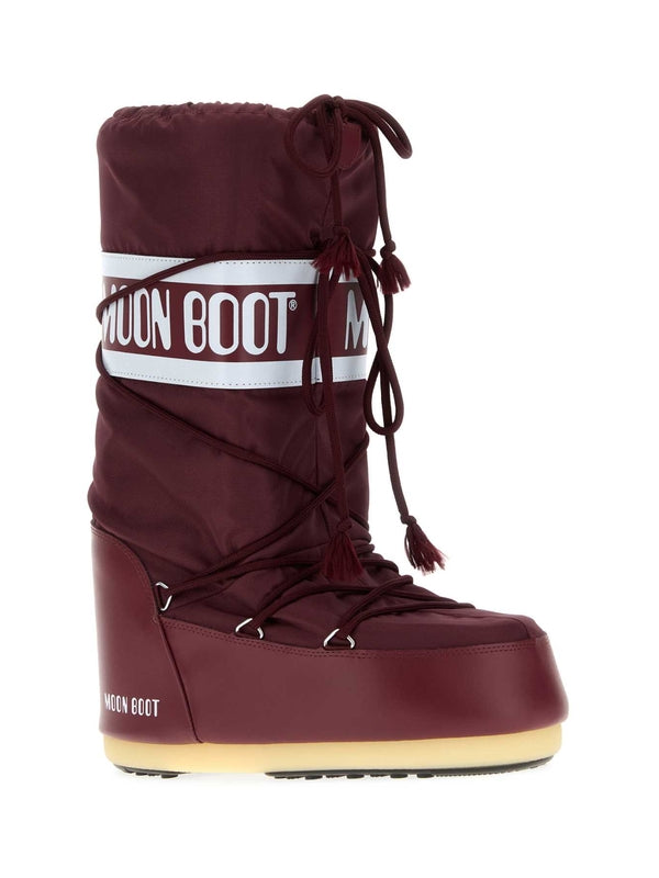 Moon Boot Burgundy Middle Boots