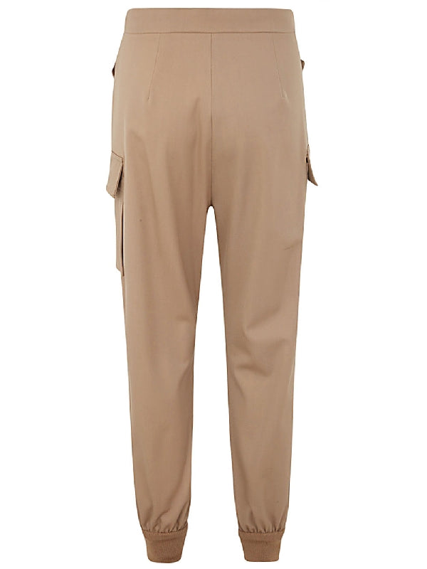 Wool Gabardine Cargo Pants