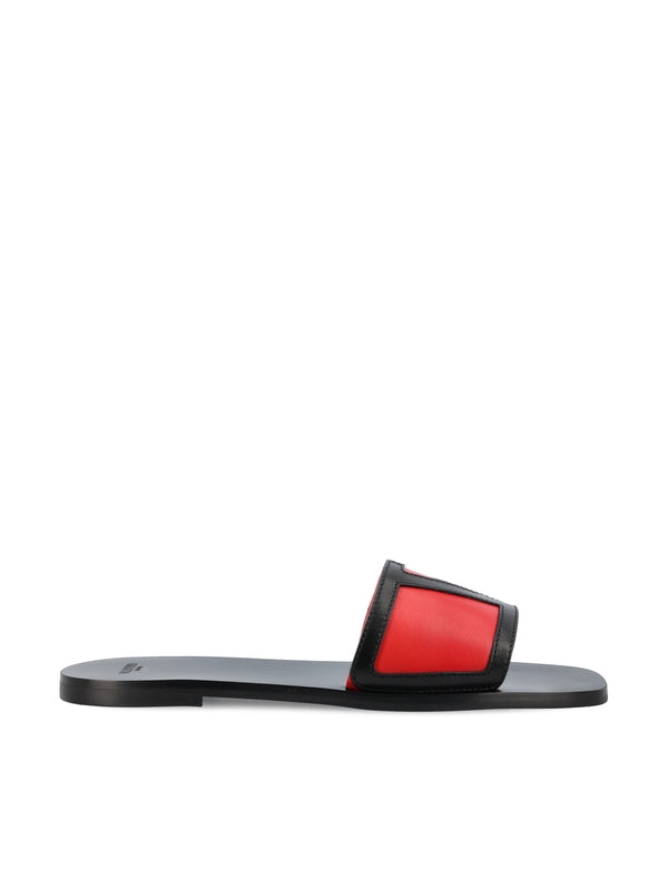 Valentino Black Slides