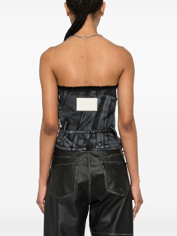 Logo Patch
  Cutout Belted Tank Top