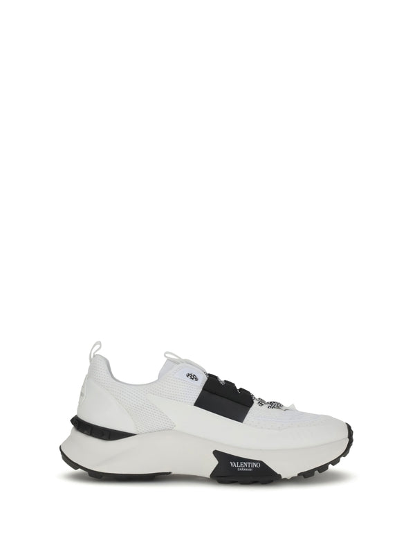 Valentino White Low Top Sneakers