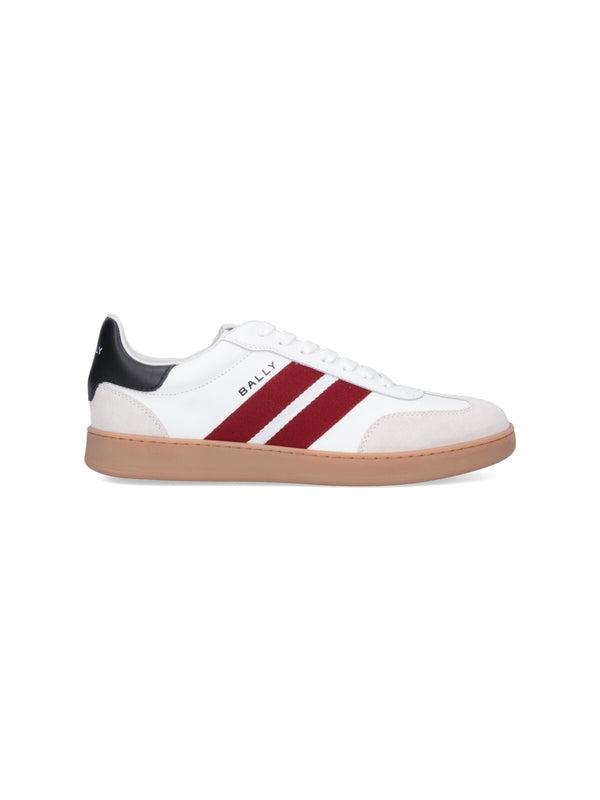Bally White Low Top Sneakers
