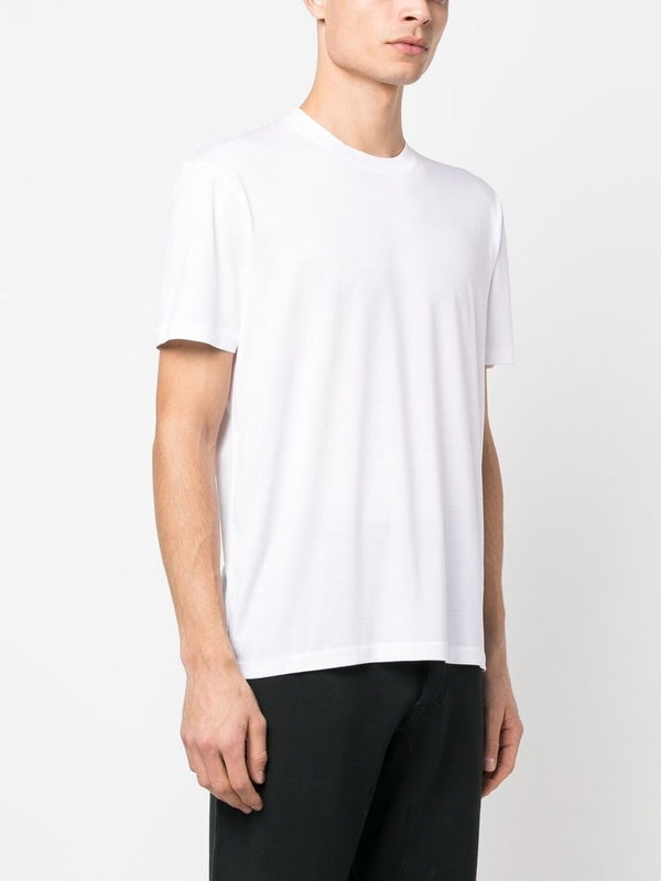 White Lyocell Cotton
  T-Shirt