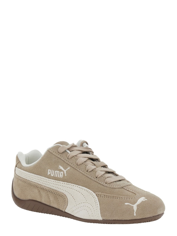 Puma Beige Low Top Sneakers