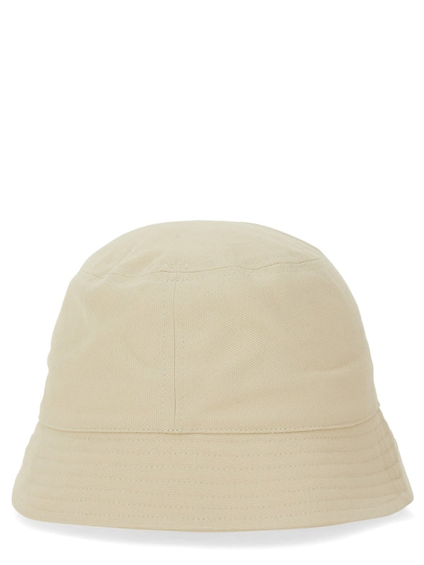 Haley Logo Embroidered Cotton Bucket Hat