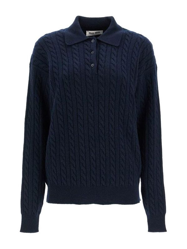 Cashmere Knit Polo Shirt