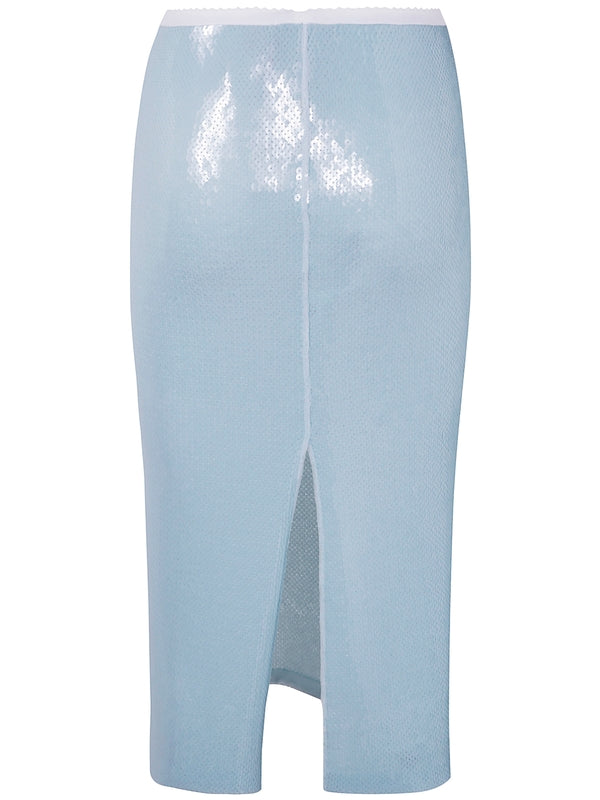 Semi-Couture Sky Blue Mini Dress