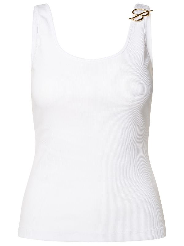 B Logo Detail Tank Top