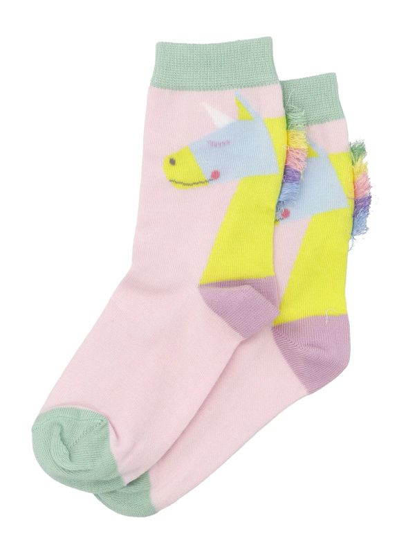 Unicorn Embroidered Socks 2 Pack