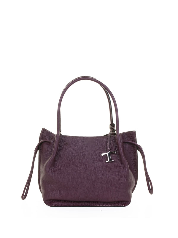 Tod'S Burgundy Tote Bags