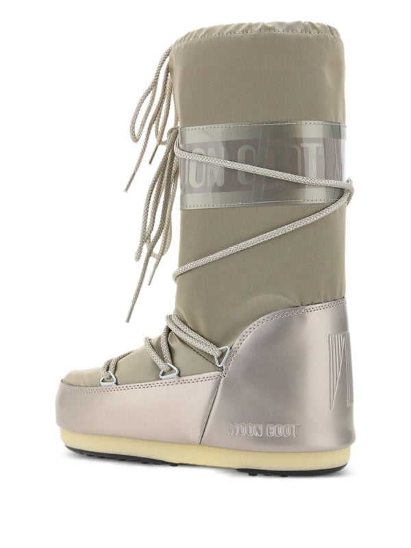 Moon Boot Grey Middle Boots