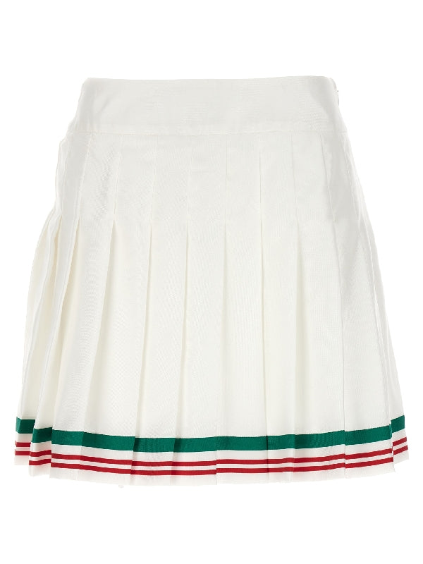 Casaway Silk
  Pleated Skirt