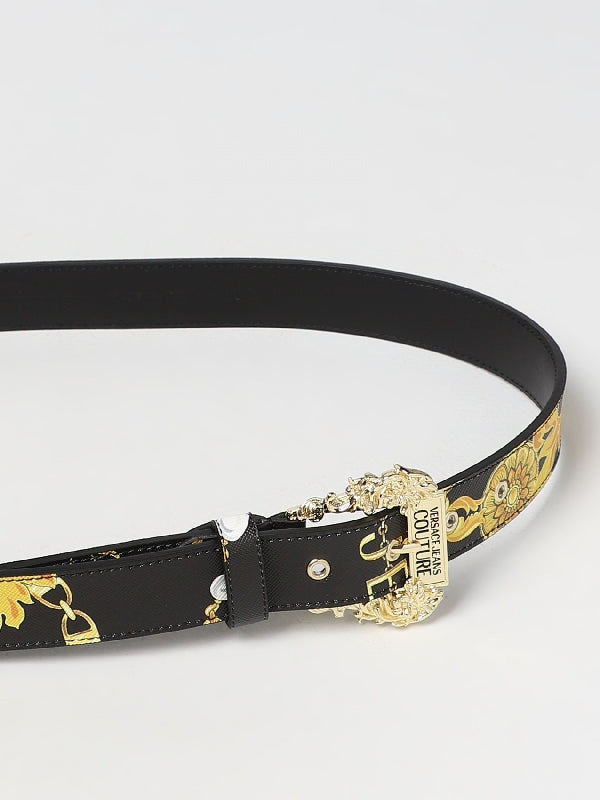 Chain Printing Baroque Buckle Belt