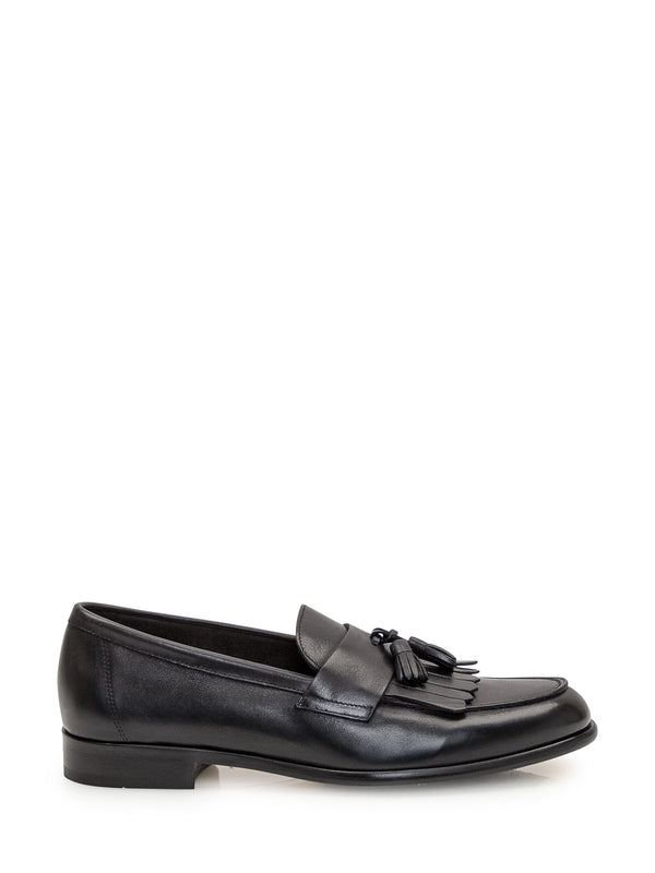 Tassel Decoration Leather Loafers