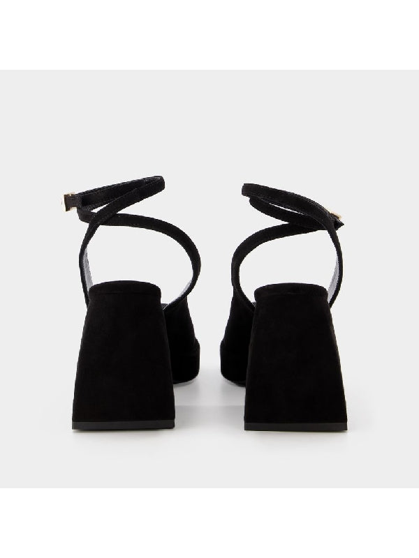 Suki Square Toe Slingback Heels