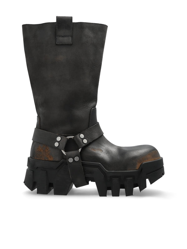 Bulldozer Harness Leather Mid Boots