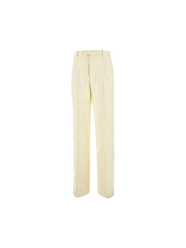 Pleated Linen Pants