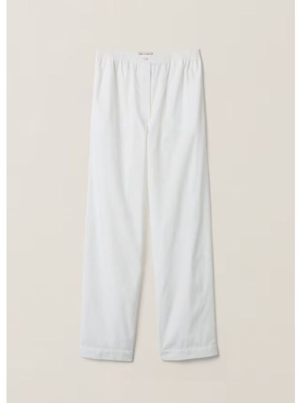 White Cotton Pants