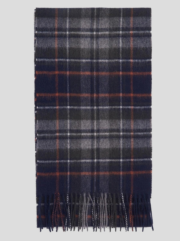 Tartan Check Wool Cashmere Scarf