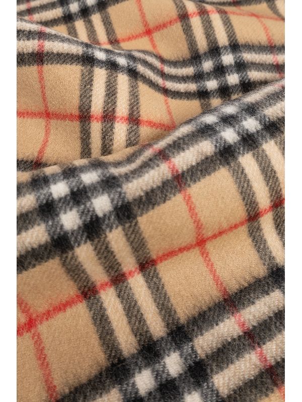 Reversible Check Cashmere
  Scarf