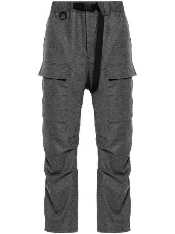 Wool Blend Cargo Pants - Jente