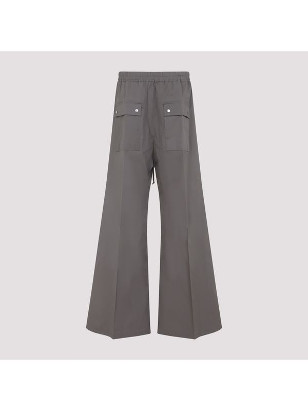Bela Zipper Detail Drawstring Wide Pants