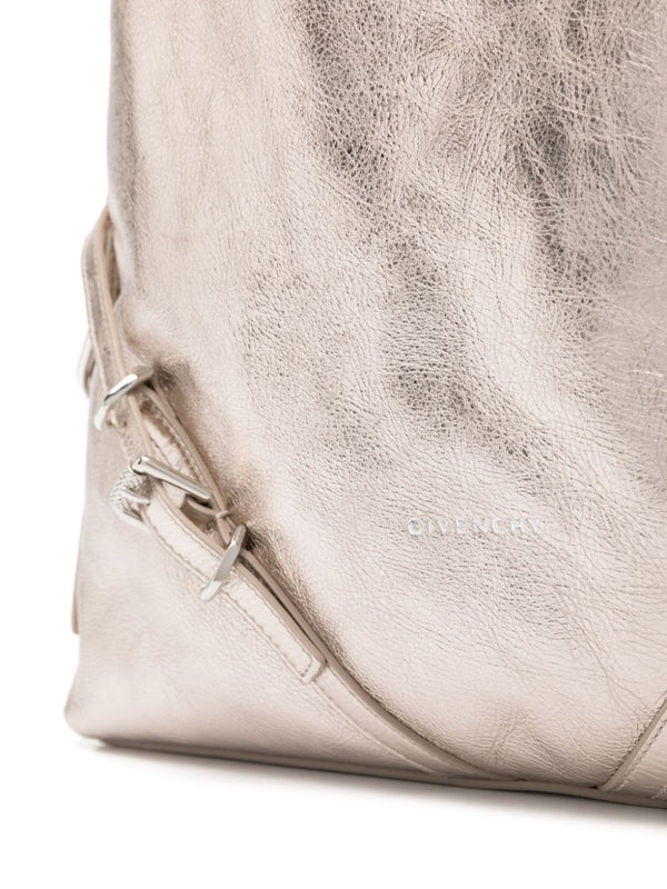 Voyou Metallic Leather Shoulder Bag