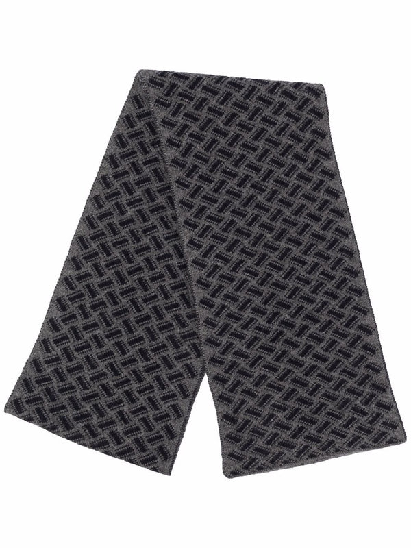 Drumohr Grey Wool Mufflers