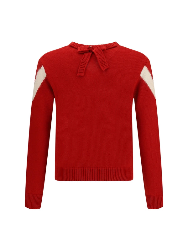 Valentino Red Knitted