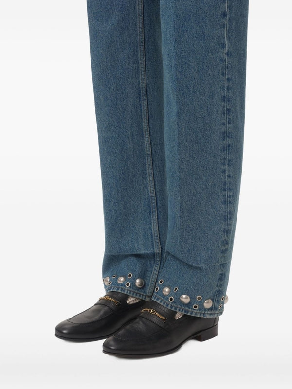 Valentino Black Loafers