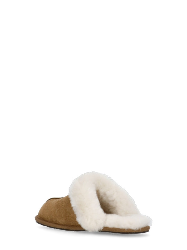 Scuffette Shearling Suede Bloafer