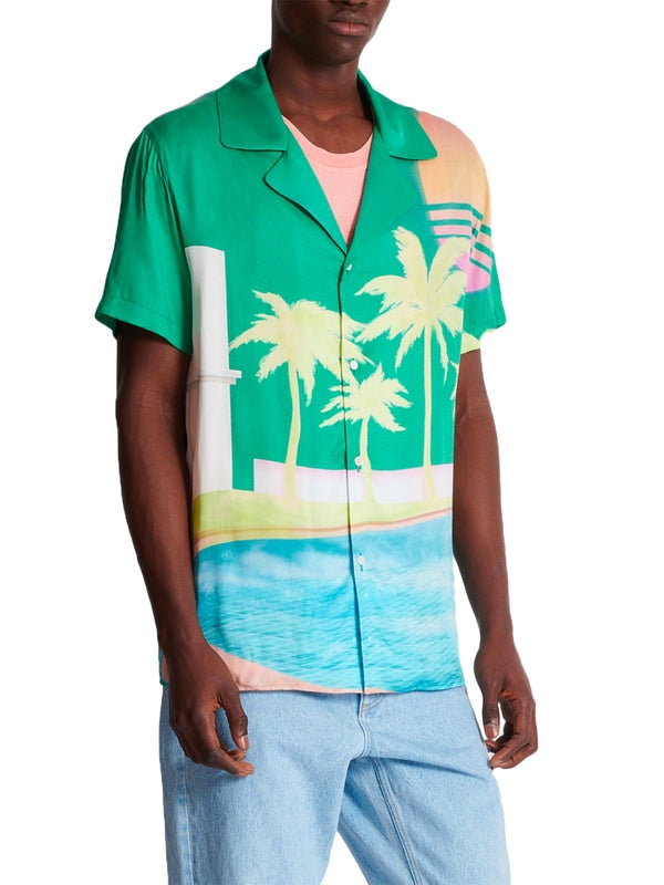 Allover Printed Short Sleeve Shirt