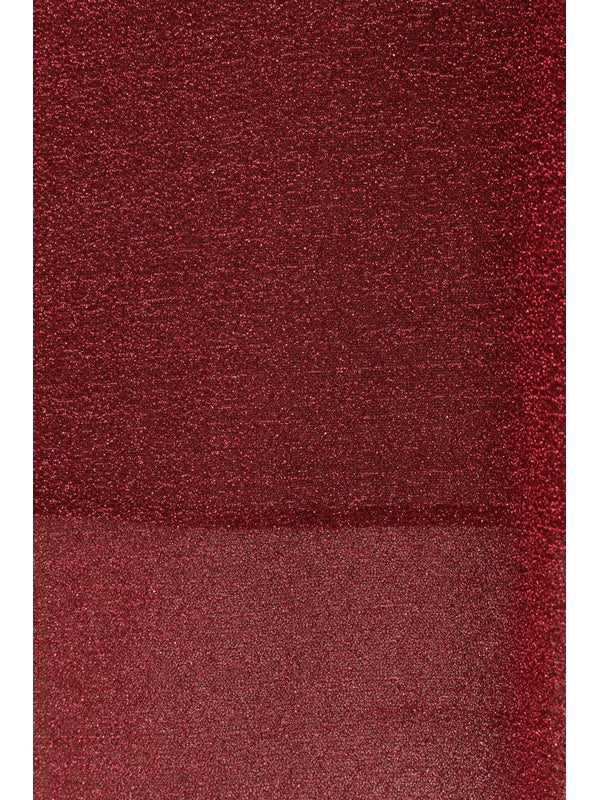 Oseree Burgundy Mini Dress