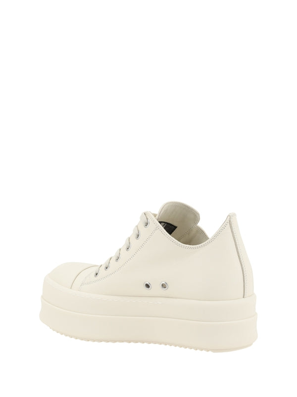 White Leather Low-Top
  Sneakers