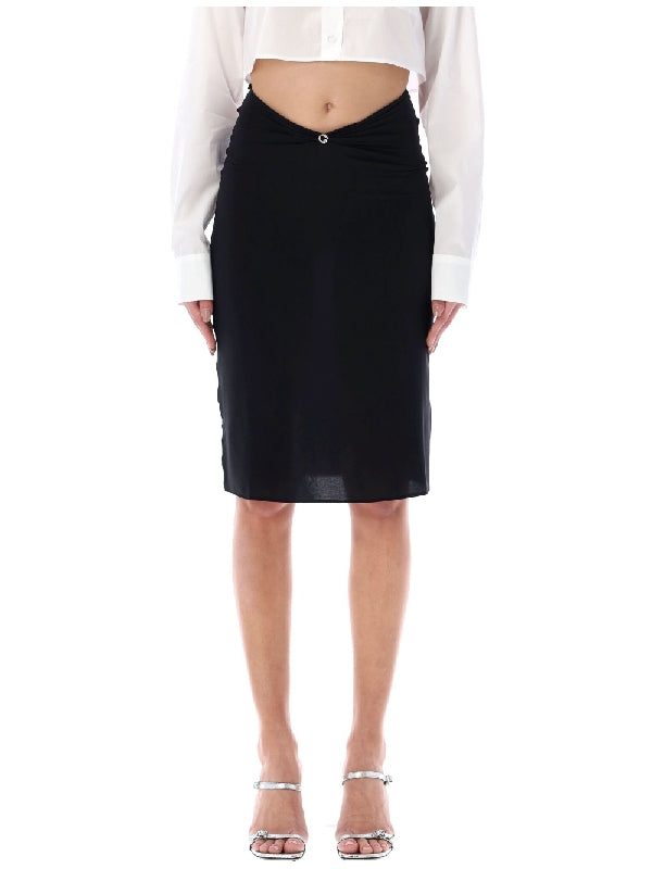 coperni - Metal Logo Waist Midi Skirt - Jente