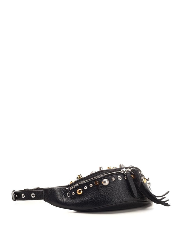 Nellcote Stud Leather Belt Bag