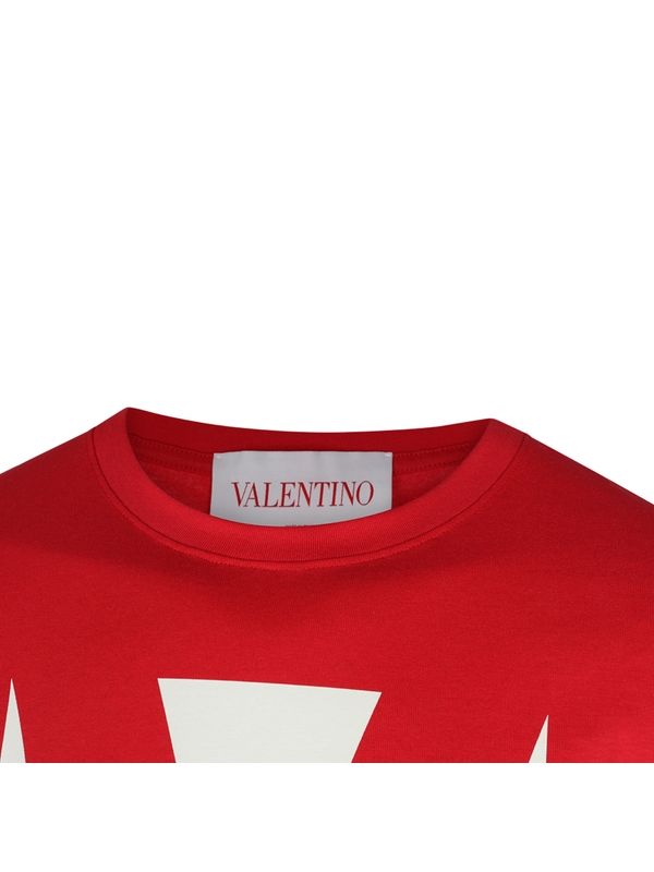 Valentino T-shirts and Polos Red Half Sleeve