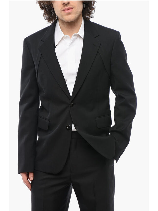 Alexander Mcqueen Black Tailored Jackets