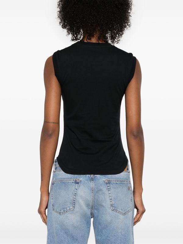 Reese Logo Embroidery Sleeveless Top