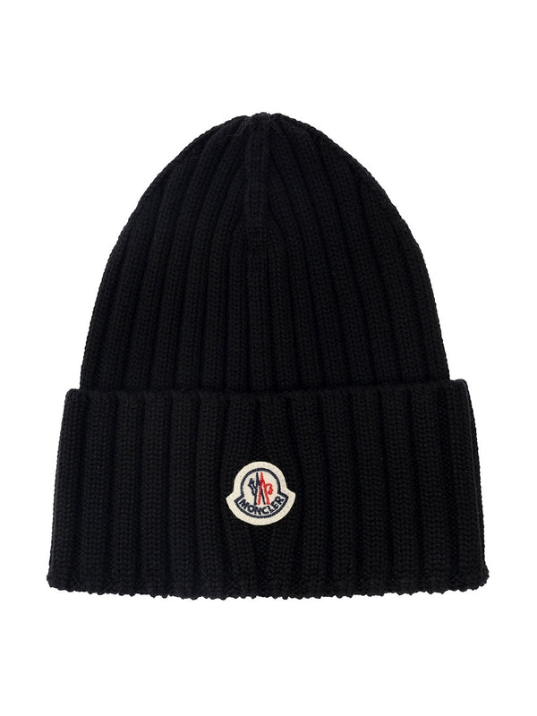 Moncler Black Beanie