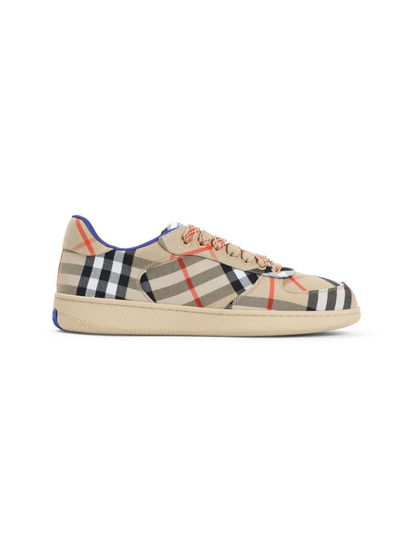 Terrace Check Pattern Low-Top Sneakers
