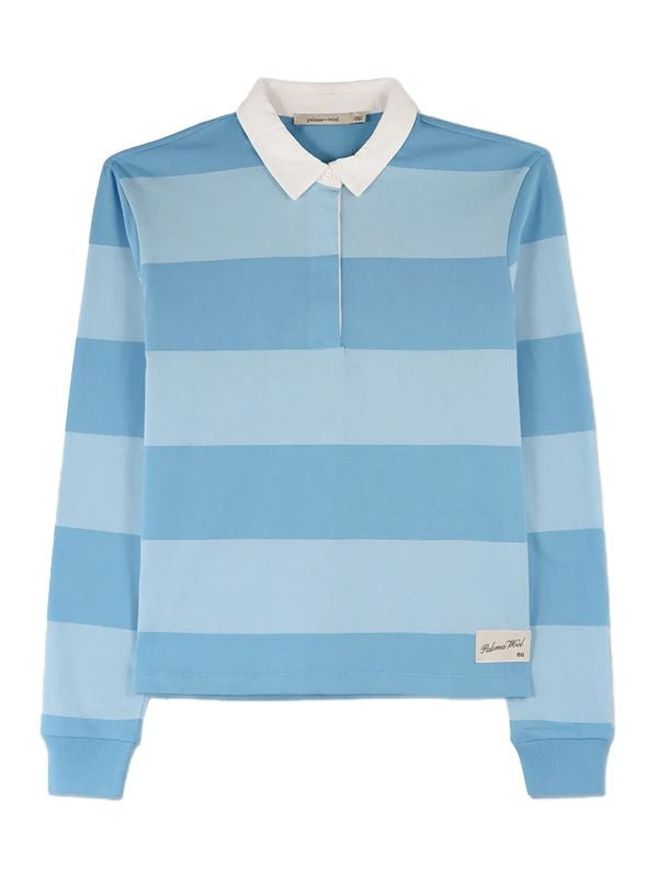 Susu Stripe Cotton Polo Shirt