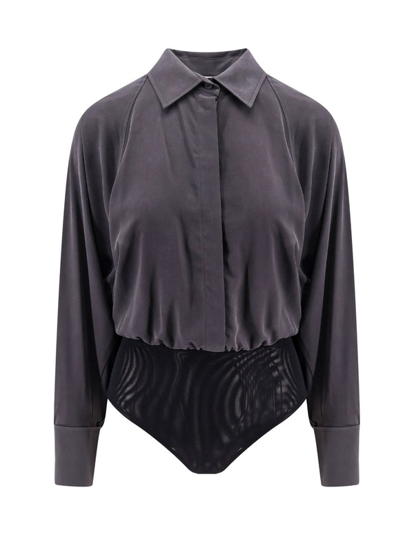 Tempo Silk Shirt Bodysuit