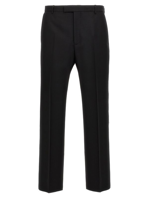 Wool Blend Tailored Pants