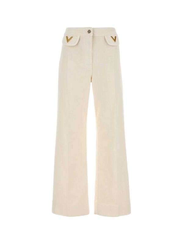 Valentino White Trousers