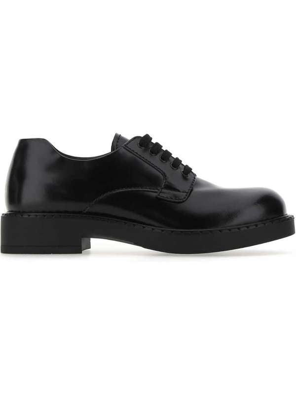 Brushed Leather Derby Shoes