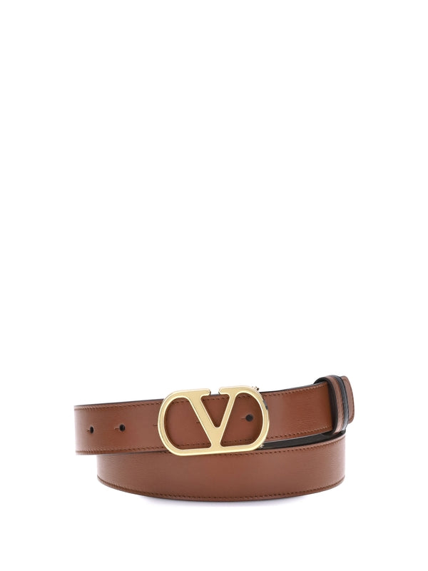 Valentino Brown Leather Belts