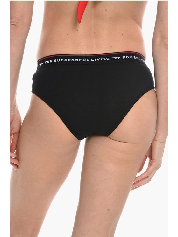 Slogan Logo Band Panty 3-Pack